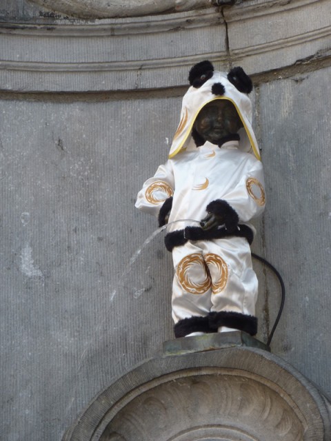 Le Manneken-Pis en panda