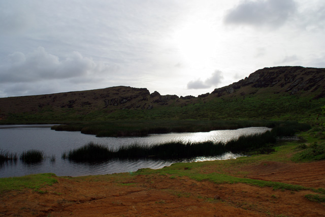 Le lac dans le cratère