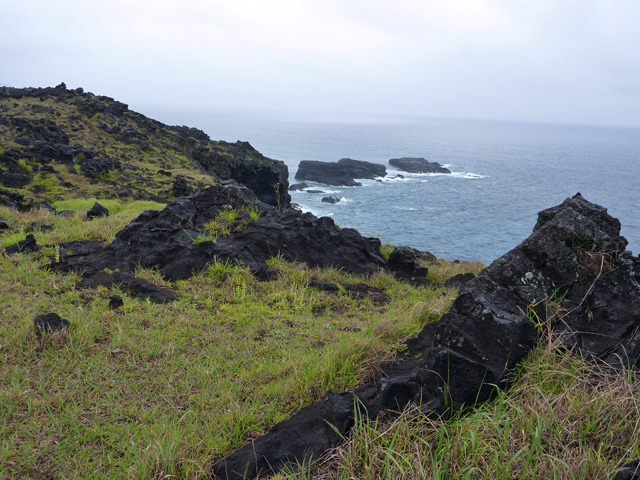Les falaises de Rapa Nui