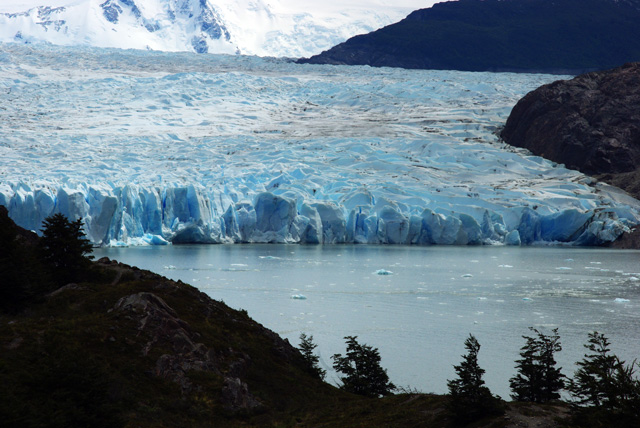 Le front du glacier