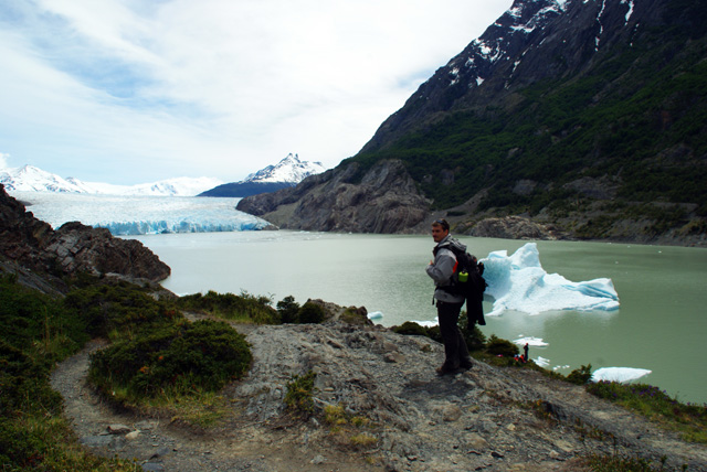 Arrivée au glacier