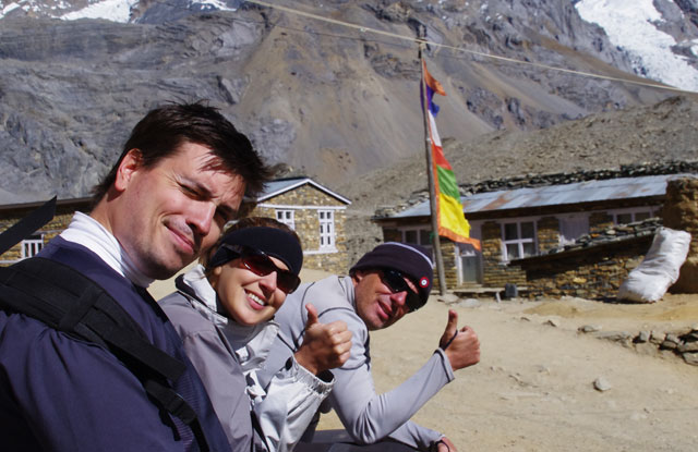 Et nous voilà au High Camp. Tranquille.